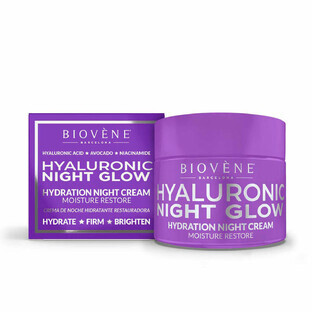 Night Cream Biovène Hyaluronic Night Glow 50 ml