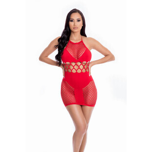 Robe rose rouge à lèvres (Taille unique)