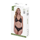 Underwear Set Baci Lingerie Bra & Panty Black (S/M)
