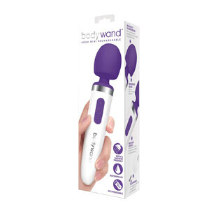 Aqua Mini Massaggiatore a Bacchetta Ricaricabile Viola Bodywand Bacchette Multifunzione Viola