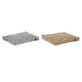 Pet bed DKD Home Decor 70 x 57 x 10 cm Grey Camel 2 Units