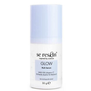 Siero viso illuminante con 10% di vitamina C, E e acido ferulico, 30 g, Se:Reskin