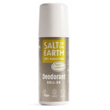 Amber and Sandalwood unisex vegan roll-on deodorant, 75 ml, Salt Of The Earth