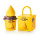 Buretel pentru aplicarea machiajului GlamSquad Pro Sponge Yellow, 1 bucata, Cucuta Beaty