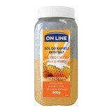 Bath salt with milk and honey, 800 g, On Line