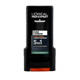Men's shower gel 5-in-1 Pure Carbon Men Expert, 300 ml, LOreal