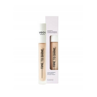 Veoli Botanica Time To Shine Highlighter in crème met vitamine E en plantaardig collageen, 10 ml