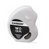 Woom Carbon+ Seda dental expansible con carbón activado 30m
