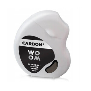 Woom Carbon+ Expanding Floss with Activated Carbon 30m