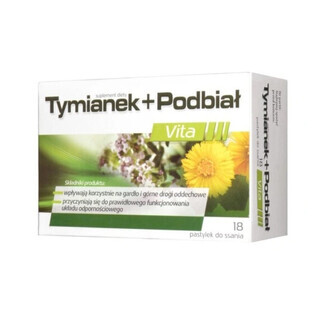 Thymian und Huflattich, 18 Lutschtabletten