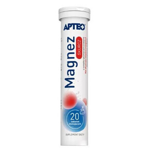 Apteo Magnesium Skurcz gusto arancia, 20 compresse