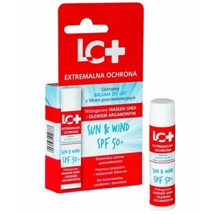 LC+ Sun amp; Wind Protective Lip Balm SPF 50+ mit Sonnenschutzmittel, 4,8 g