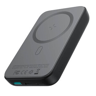Joyroom powerbank JR-W020 20W 10000mAh MagSafe + cablu USB-A - USB-C 0.30m - negru