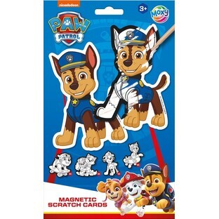 Psi Patrol scratch magnets 10 pieces + stick
