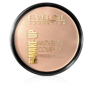 Eveline Cosmetics Art Make-Up Mattierender Mineralpuder mit Seide 34 Medium Beige, 14 g
