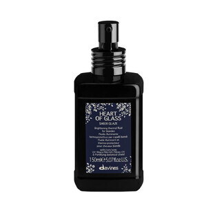 Davines Heart Of Glass Sheer Glaze Brightening Fluid sans rinçage pour cheveux blonds, 150 ml