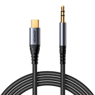 Joyroom Audio Transfer Series SY-A07 Miniklinke 3,5mm / USB-C 1,2m Kabel - schwarz