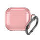 Custodia trasparente per Airpods 4 - rosa