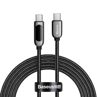 Baseus CATSK-C01 USB-C - USB-C PD QC 100W 5A 480Mbps 2m cable - black.