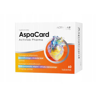 ActivLab Pharma AspaCard, 60 tablets