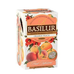 Oranje Perzik Thee, 25 builtjes, Basilur