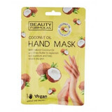 Beauty Formulas Mascarilla de manos con aceite de coco, 1 par