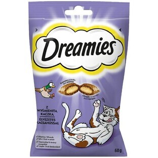 Snack for Cats Dreamies Snoepgoed Eend 60 L 60 g