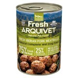 Hrană umedă Arquivet Chifteluțe proaspete de porc iberic Porc 400 g