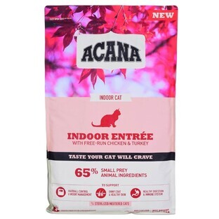 Mâncare pentru pisici Acana Indoor Entrée Adult Pui Curcan Pește Iepure 4,5 Kg