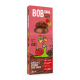 Fruity snack with Belgian chocolate, Apple and Strawberry, 30 g, Bob Snail