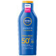 Moisturizing Lotion SPF50+ Protect & Moisture Sun, 400 ml, Nivea