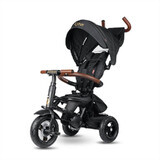 Rito Deluxe foldable tricycle, 10 months+, Black, Qplay