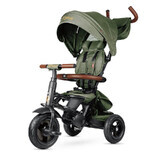 Rito Deluxe foldable tricycle, 10 months+, Green-Maslina, QPlay