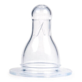 Canpol silicone bottle teat round quick from 12 months 2 pieces