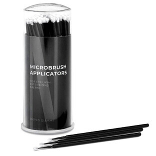 Aplicadores Nanolash Microbrush Aplicadores de pestañas sin hilo 2,5 mm, 100 unidades