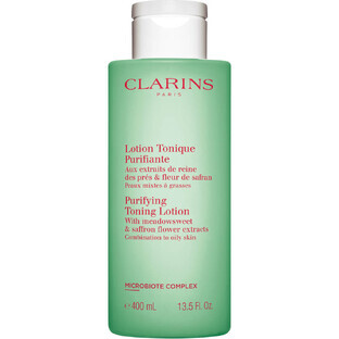 Clarins Purifying Toning Lotion, reinigendes Gesichtswasser für fettige Haut und Mischhaut, 400ml