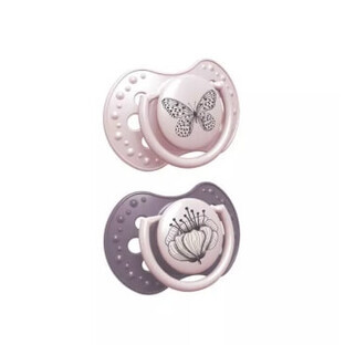 Lovi silicone dynamic pacifier 0-3 months Botanic Girl 22/869 2 pieces