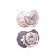 Lovi silicone dynamic pacifier 0-3 months Botanic Girl 22/869 2 pieces