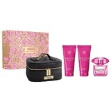 Set Versace Bright Crystal Absolu Eau de Parfum, 90 ml + Gel doccia, 100 ml + Lozione corpo, 100 ml + Borsa cosmetica Set Versace Bright Crystal Absolu Eau de Parfum, 90 ml + Gel doccia, 100 ml + Lozione corpo, 100 ml + Borsa cosmetica