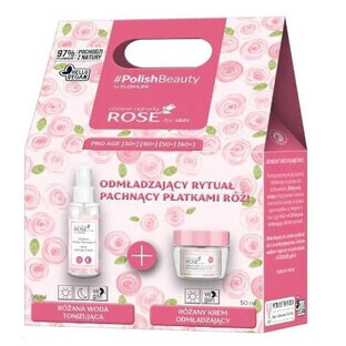 Flos-Lek, Rose For Skin Set Creme 50 ml + Tonic Water 95 ml