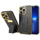 Nuova custodia Kickstand per iPhone 13 con supporto nero