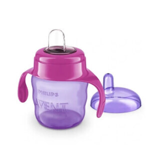 Avent, Cup with mouthpiece 6m+, purple, SCF551/03, 200 ml, 1 piece