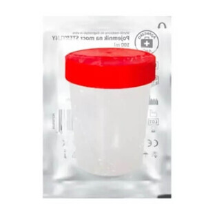First Aid Kit ABC Urine container 100 ml sterile, 1 piece