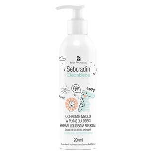 Seboradin Clean Bebe, Beschermende Vloeibare Zeep, 200 ml