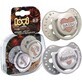 Lovi dynamic silicone pacifier 0-3m I Love 22/866 2 pieces