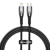 Cablu Baseus CADH000001 Lightning - USB-C PD 20W 480Mbps 1m - negru