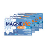MagneVie Stress Resist with Ashwaghanda 80mg + 60 mg magnesium + 1.4mg vitamin B6, nervous system and stress resistance, 4x30 tablets