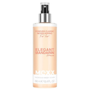 Mexx Forever Classic Never Boring Elegant Bruma corporal perfumada de mandarina y pralin, 250 ml