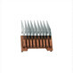 Plaukų kirpimo šepetys Wahl Moser No. 4 13mm (1233-7130) metalic