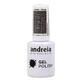 Vernis à Ongles Semi-permanent Andreia Polish Reflective Colors Md5 Argenté 10,5 ml